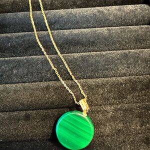 Green Pendant Necklace